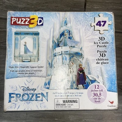 Disney Frozen 3D-Puzzle Ice Castle 47-Pieces Princess Elsa Anna New - Image 1 of 2