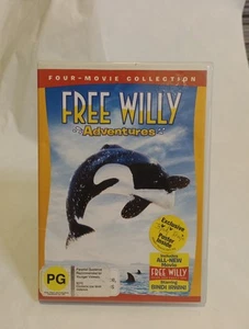 Free Willy Adventures 4 Movie Collection 1 2 3 4 Bindi Irwin DVD Region 4 - Picture 1 of 4