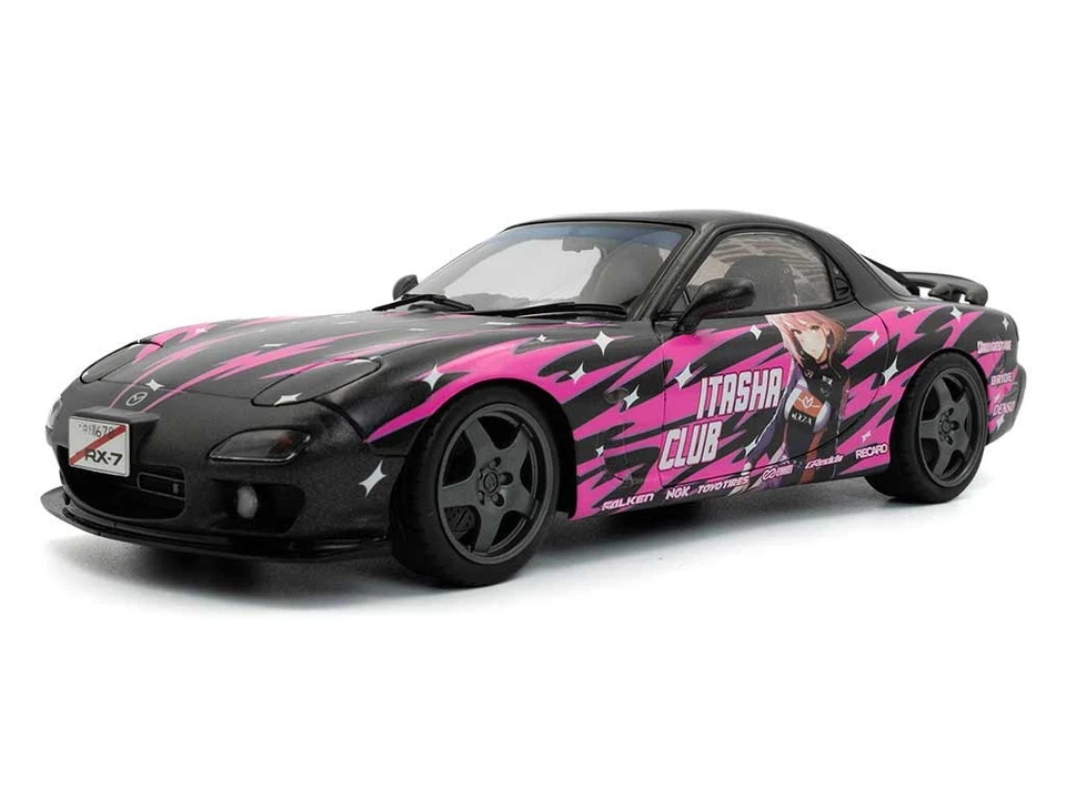 Mazda RX-7 FD3RS Works Itasha Coupe 1999 Black/Violet 1 18 SOLIDO 1810605