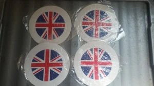 4 x Tax Disc Permit Holders Car Sticker England Union Jack Great Britain - Picture 1 of 1