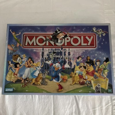 Monopoly Disney Edition Board Game Complete Set Collectible Pieces - Image 1 of 4