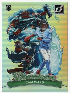 2025 Panini Donruss Cam Ward RC Rookie Card Oversized Jumbo Downtown Titans - Picture 1 of 2