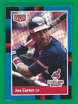 1988 Donruss Baseball Bonus MVP Joe Carter #BC-9 Cleveland Indians - Image 1 of 2