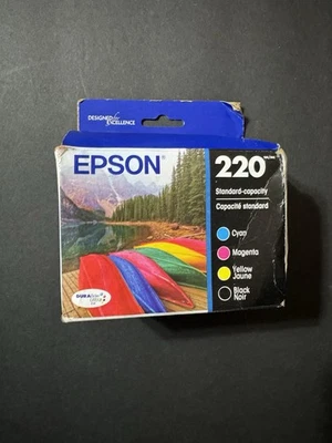 Cartucho de tinta Epson T220520 cian magenta amarillo genuino 220- Foto 1 de 4