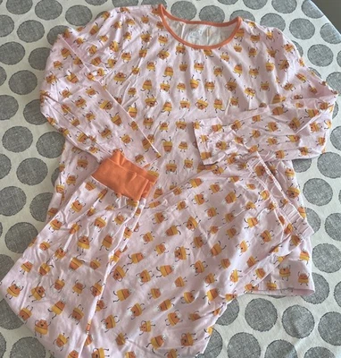 Girl’s Children’s Place 糖果玉米棉睡衣睡衣 Xl — 第 1/4 张图片