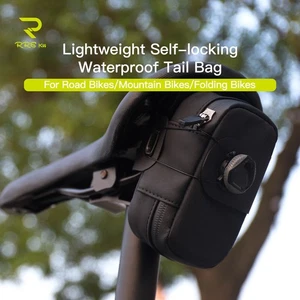 RRSKIT Fahrradtasche wasserdicht Hecktasche leicht Fahrrad Satteltasche Werkzeugset - Bild 1 von 8