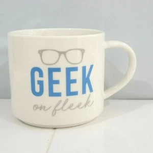 New Ceramic Coffee Mug Geek on Fleek Glass Collectable 3.5" - Bild 1 von 4