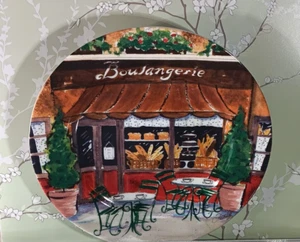 Santa Barbara Anne Ormsby 'Boulangerie' PATISSERI Bakery 6 1/2" Collectors Plate - Picture 1 of 2