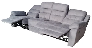 Mikrofaser Sofa 4-Sitzer, manuell verstellbares Fernsehsofa, 5131-4-M58 - Bild 1 von 12