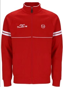 Sergio Tacchini Orion Davis Tennis Track Top - Ltd Edition - McEnroe - Red - Picture 1 of 2