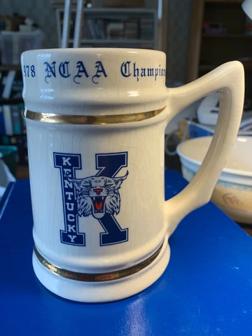 Rare! 1978 Kentucky Wildcats NCAA Champions MUG, opponents and season record Cover