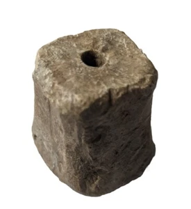 Peso de plomo pesado 255 g tipo raro acero romano agujeros de comercio enormes hallazgos de telar - Imagen 1 de 7