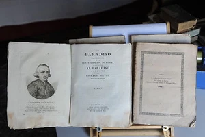 1821-1822 - IL PARADISO RIACQUISTATO DEL CONTE GIUSEPPE DI LAVINY - 4 TOMI - Picture 1 of 1