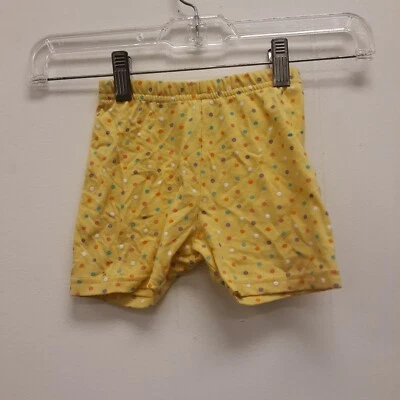 Pantalones Cortos Niñas BOBBIE BROOKS Amarillo Pull On Talla 2T Algodón/Poliéster Bonita Decoración Foto 1 de 4
