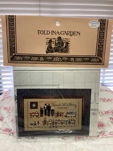 Told in a Garden Cross Stitch Pattern - Amish Wedding - Picture 1 of 1