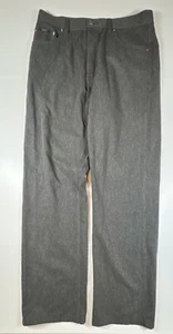 Pantalón Hugo Boss Alabama Mezcla Lana Virgen Para Hombre Gris Pantalones Talla 36x34 - Imagen 1 de 7