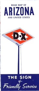 1956 D-X Road Map: Arizona NOS - Picture 1 of 1