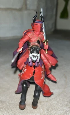 Figura de acción Shadow Warrior Knight & Horse Black Dragon Red Papo 2006. Foto 1 de 4