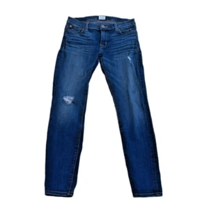 Jean ajustado Hudson Clothing para mujer Krista Supper en réquiem índigo oscuro talla 27 - Imagen 1 de 6