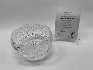 Signed Waterford 8" MASTER CUTTER Centerpiece BOWL w/ COA - Picture 1 of 7