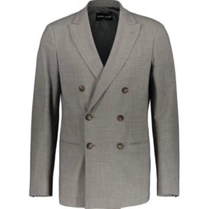 GIORGIO ARMANI Double Breasted Blazer - Grey - UK 44/IT 54 - £1500 - Picture 1 of 11