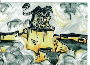 THE LION KING SERIES 2 THERMOGRAPHIC CARD T7 - Picture 1 of 1