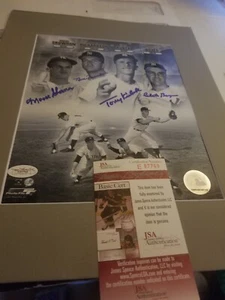 ~1961 yankees SIGNED auto SKOWRON~RICHARDSON~BOYER~KUBEK photo JSA matted 8x10 - Picture 1 of 6