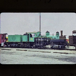1978 locomotora Railroad Slide Wasatch Mountain Railway Shay 4 Heber City Utah - Imagen 1 de 4
