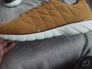 Fila Mens Sable 1GM00003-222 Brown Casual Shoes Sneakers Size 10.5 - Picture 1 of 6