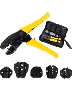 Kit de herramientas de engarce alicates de 0,5-35 mm trinquete cable desmontador manual... - Imagen 1 de 6