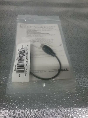Dell 07309P Composite TV-Out Adapter Cable Nos Oem Cable Computer - Image 1 of 2