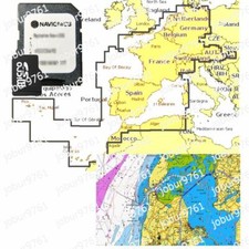 2023 Navionics+ Plus microSD+SD Chart Maps Card All Central and West Europe MSD