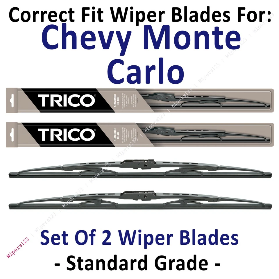 Wiper Blades 2-Pack Standard - fit 1995-2007 Chevrolet Monte Carlo - 30221x2 - Image 1 of 1