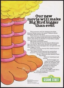 FOLLOW THAT BIRD - Original 1985 Trade AD / Poster / Sesame Street Promo Ad - Bild 1 von 1
