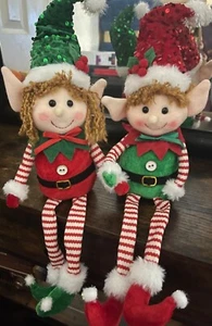Christmas Gnomes Plush Decorations Swedish Tomte Long Leg Holiday Plush Decor - Picture 1 of 7