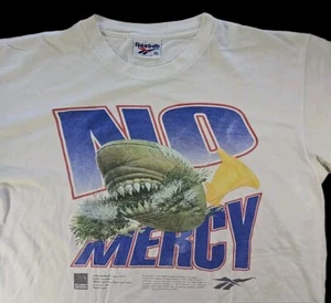 Vintage 90s Planet Reebok No Mercy Football Shirt Men's XL Single Stitch USA - Bild 1 von 6