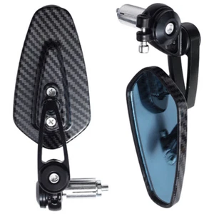1 Pair Universal Motorcycle Handlebar Rearview Mirror Fit for Models 7/8"(22MM) - Picture 1 of 1