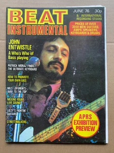 WHO BEAT INSTRUMENTAL MAGAZINE JUNE 1976 - JOHN ENTWISTLE COVER AND FEATURE (tea - Picture 1 of 1