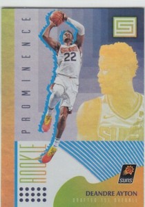 2018-19 DeAndre Ayton Panini Status BLUE ROOKIE PROMINENCE Insert #1 - Suns