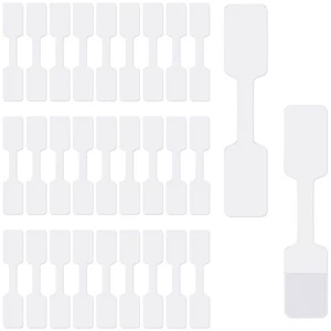 100 Pcs Cable Tag Set Child Self-adhesive Organizer Labels White - Afbeelding 1 van 6