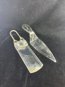 Vintage Neiman Marcus Silber Teller High Heal Schuh & Handtasche Kuchenheber 2 Stück - Bild 1 von 4