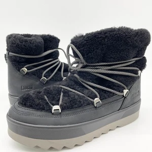 Cougar Womens Verity Winter Boots Size 10 Black Shearling Waterproof Cozy Snow - Picture 1 of 11