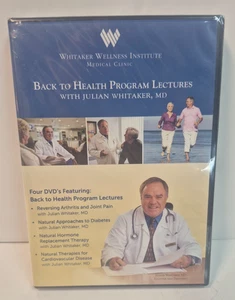 Back To Health Program Lectures with Julian Whitaker, MD (DVD) wellness NEW - Imagen 1 de 2