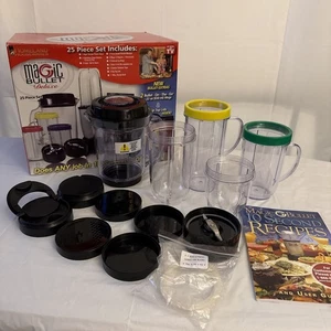 Magic Bullet Deluxe New 17 Pc Attachments Does Not Include Power Base - Picture 1 of 18