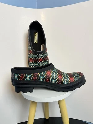 Pendleton Classic English Garden Carico Lake Waterproof Gardening Clogs Women 9 - Image 1 of 4