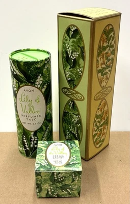 Nuevo Bolsita Perfumada Talco y Crema Vintage Avon Floral Medley Lily of the Valley Foto 1 de 4