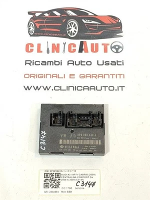 CENTRALINA COMFORT PER AUDI A3 Cabriolet Serie (8P7) 8P0959433J BZB benzina 179 - Immagine 1 di 3