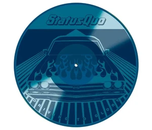 Status Quo: Driving To Glory, Limited Edition 12'' Blue Etched Single - Picture 1 of 1