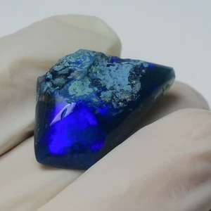 Smooth Blue Opal Rough 12.60 Cts Natural Ethiopian Welo Opal Raw, Jewelry Grade - Picture 1 of 10