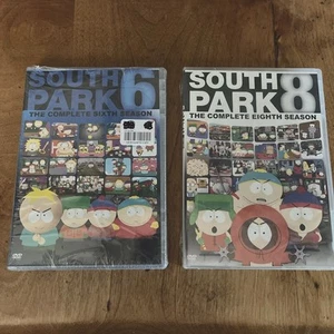 South Park DVD Lot, Season 6 & 8, Factory Sealed, Comedy Central, Kyle, Stan - Picture 1 of 6